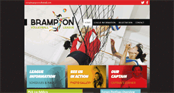 Desktop Screenshot of bramptonvolleyball.com